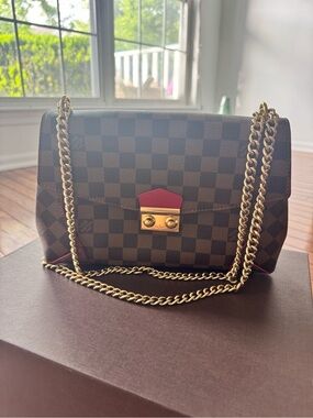 Louis Vuitton  Caissa Brown red  Damier  Shoulder Bag like NEW